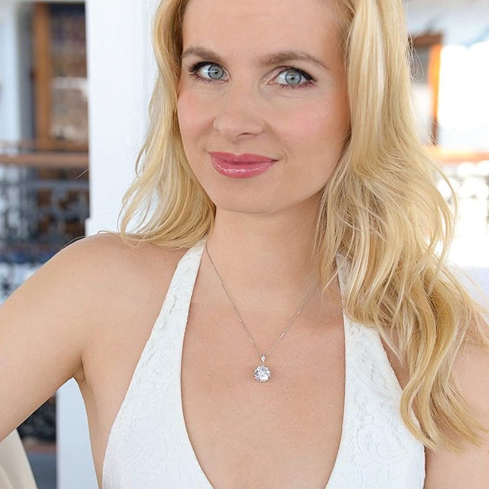 Certified 5ct. t.w. Diamond Brilliant Cut Necklace - Picture 7 of 16